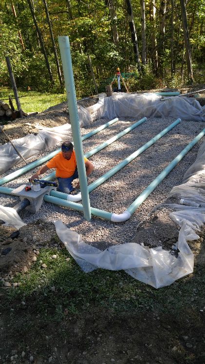 Septic System Design, sand filter